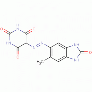 Pigmen-orange-64-Molekul-Struktur