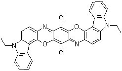 Pigmen-violet-23-Molekul-Struktur
